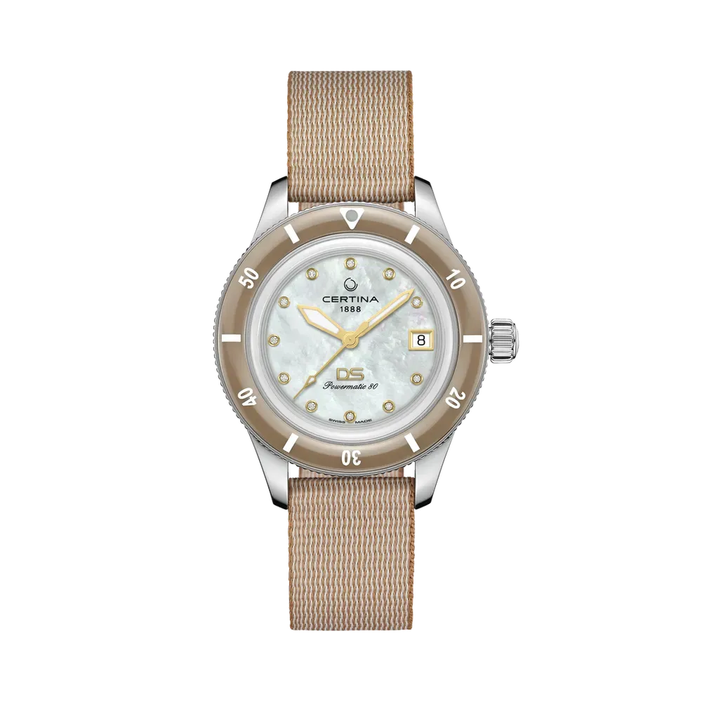 Certina DS PH200M 39mm Powermatic 80 Otomatik Mother Of Pearl C0362071811600