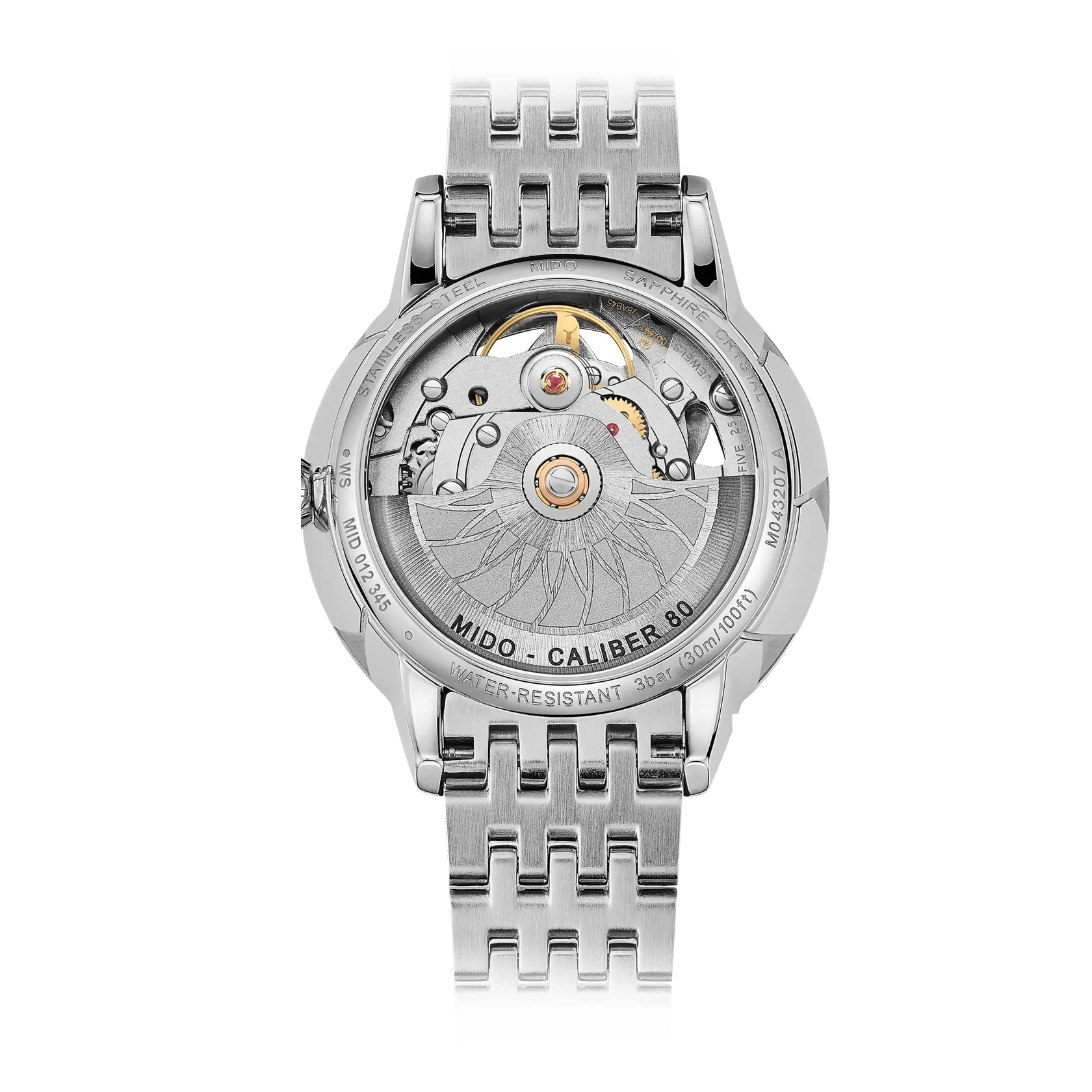 Mido Rainflower Blossom Otomatik Beyaz Sedef M0432361110100 detay görseli 1