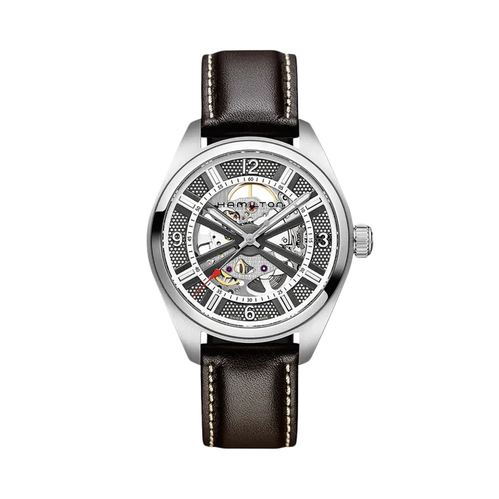 Hamilton Khaki Field Skeleton Auto Silver H72515585