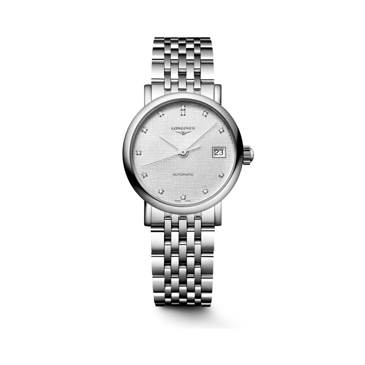 Longines Elegant Collection Çizgili Gümüş L43094796