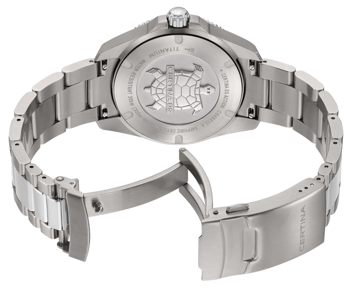 Certina DS Action 40mm Light Blue C0484104435100 detay görseli 3