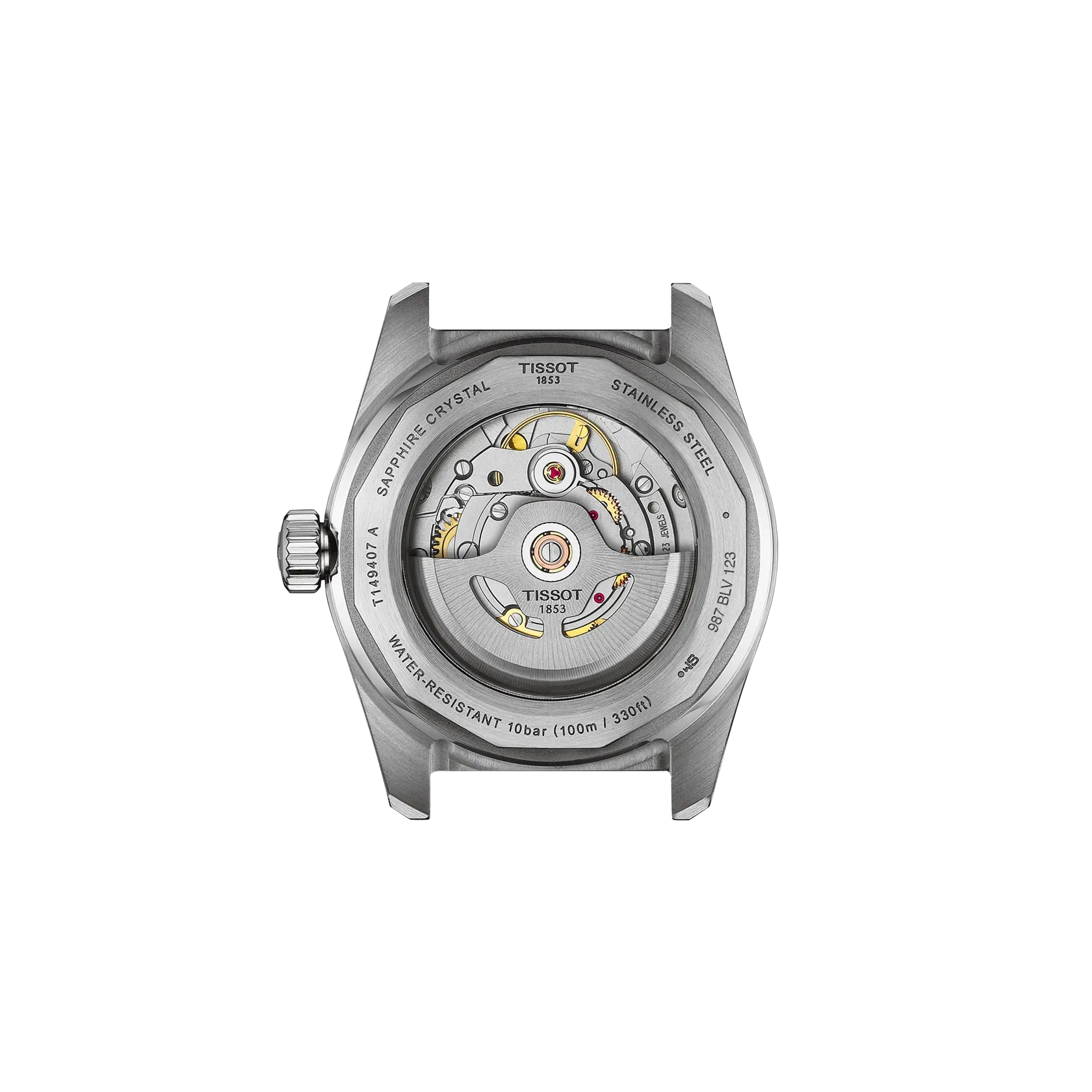 Tissot PR516 38mm Otomatik Beyaz T1494072201100 detay görseli 2