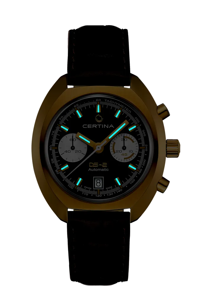 Certina DS-2 Chronograph Automatic Yeşil C0244623609100 detay görseli 1
