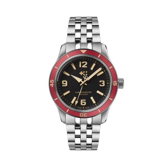 Beğenmek için çift tıkla Christopher Ward C60 Trident Biscay Otomatik Siyah C6039C3H1S0RK0B1 Görsel 1