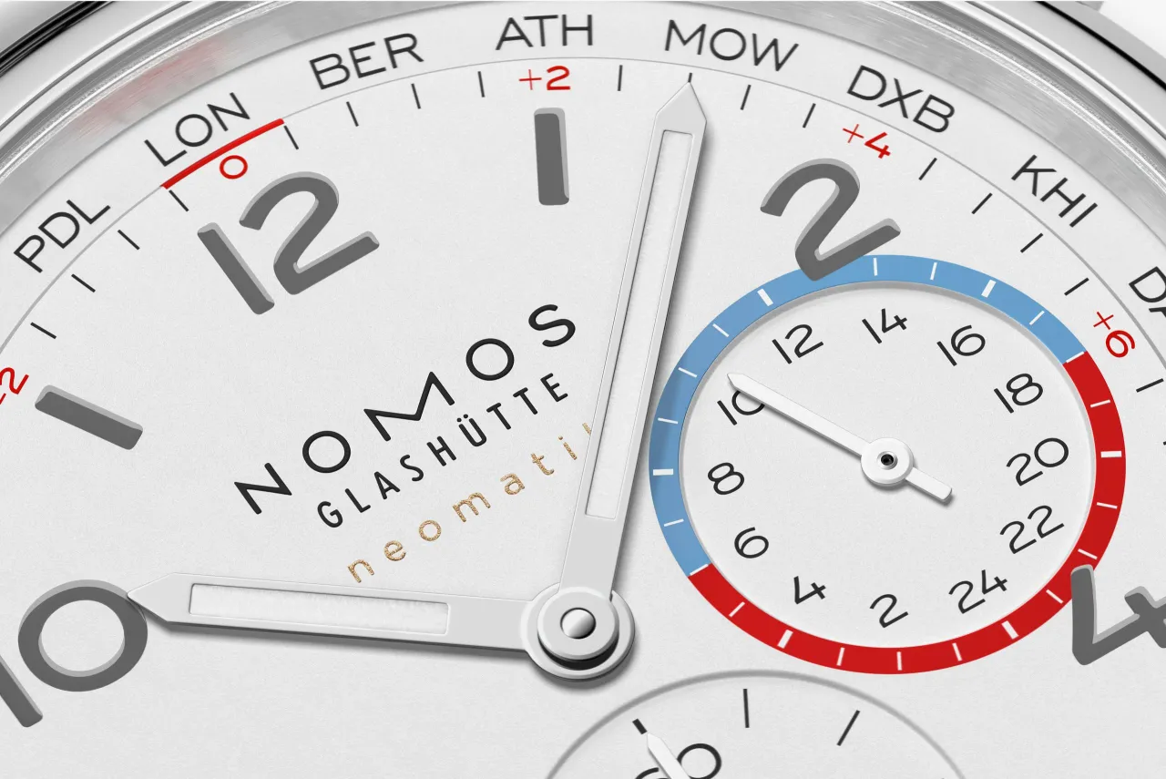 NOMOS Glashütte Club Sport Neomatik Worldtimer 792SB detay görseli 3