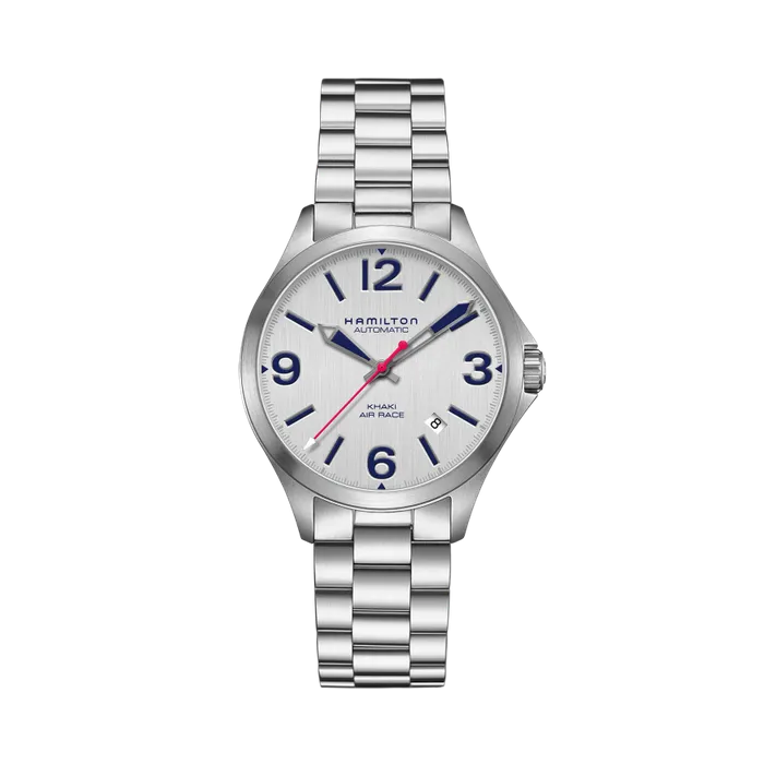 Hamilton Khaki Aviation Air Race Auto Silver H76225151