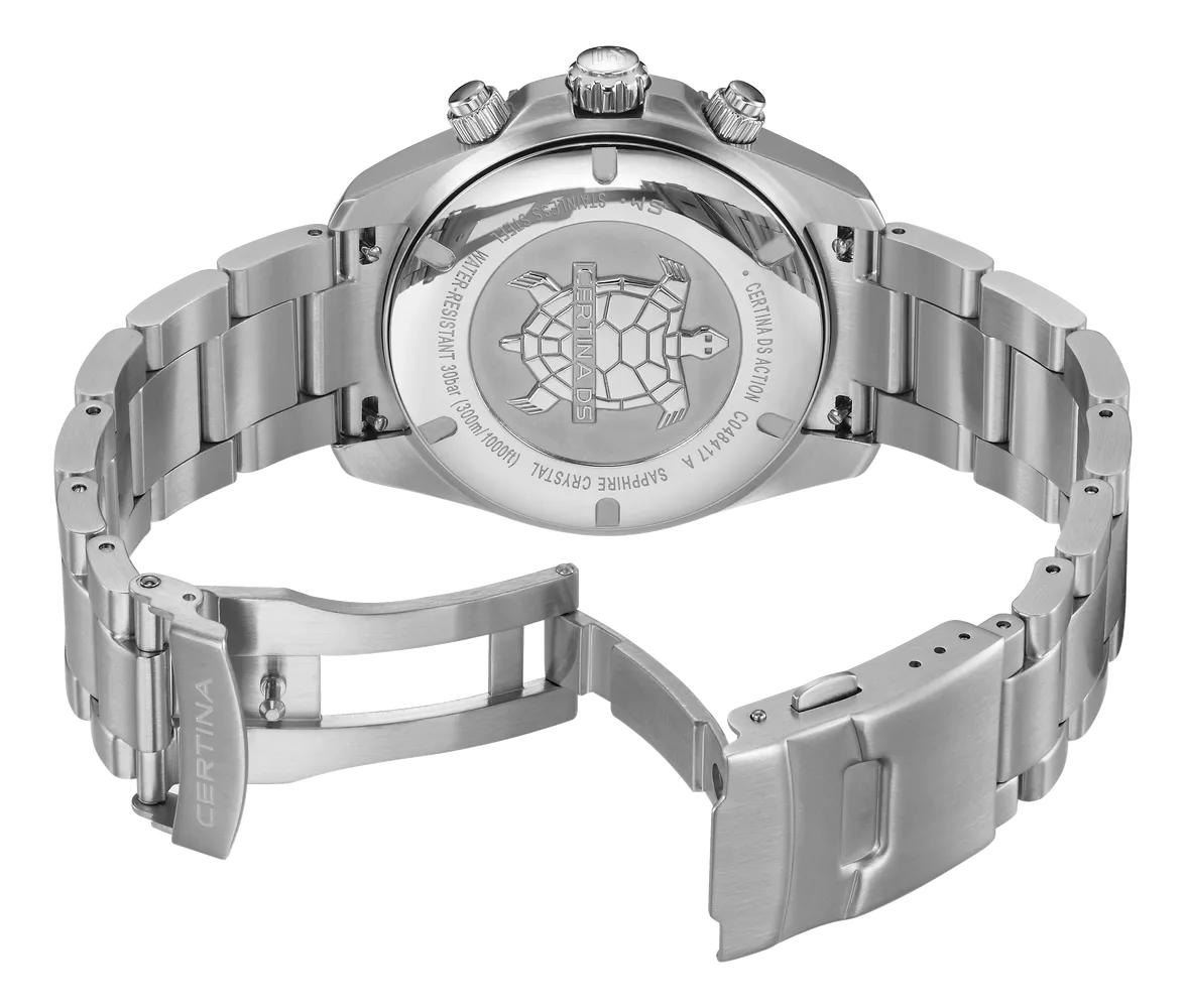 Certina DS Action Chrono Siyah C0484171105100 detay görseli 3