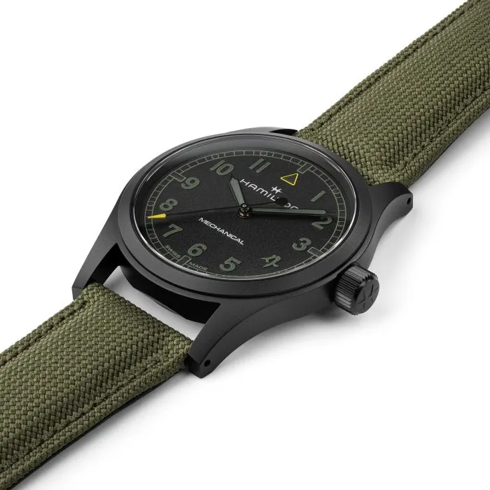 Hamilton Khaki Field Mechanical 38mm Call Of Duty Modern Warfare 4 Black H69469930 detay görseli 5