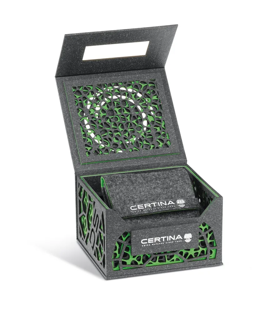 Certina DS Skeleton Otomatik Gri C0424075608110 detay görseli 4