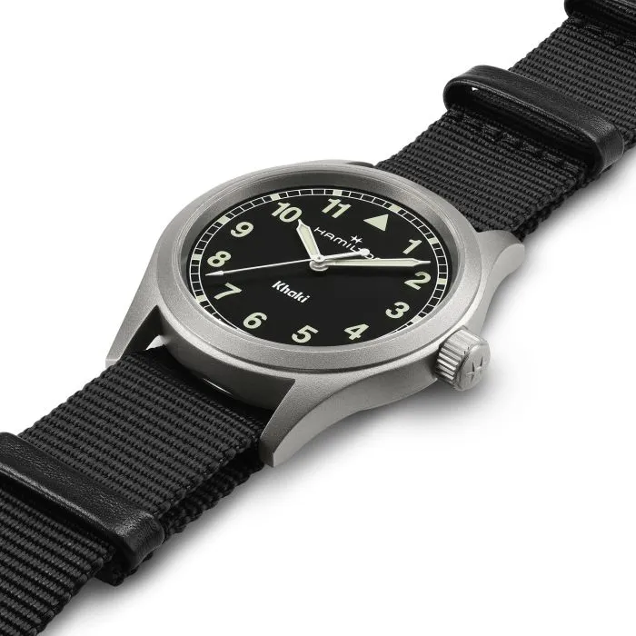 Hamilton Khaki Field Quartz Black H69401430 detay görseli 1