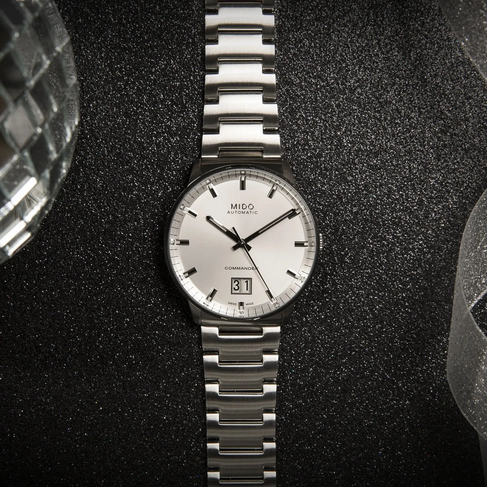 Mido Commander Big Date Otomatik Silver M0216261103100 detay görseli 5