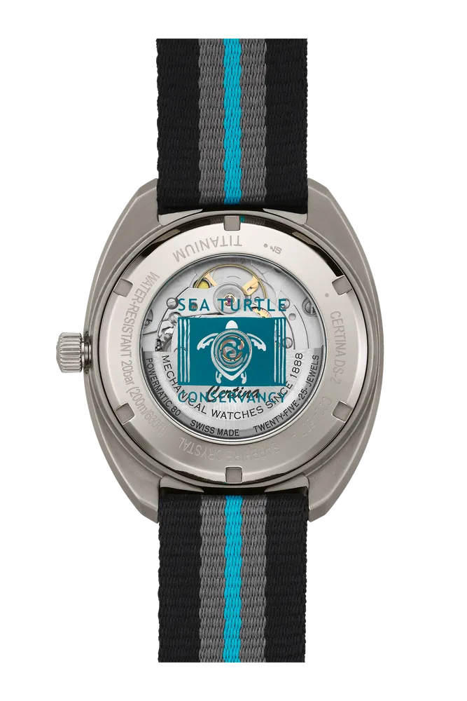Certina DS-2 (Turning Bezel) Otomatik Siyah C0246074805110 detay görseli 2