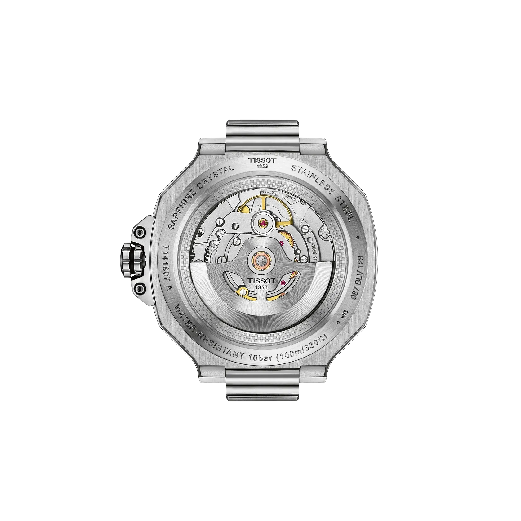 Tissot T-Race 41mm Otomatik Mavi T1418071104100 detay görseli 2