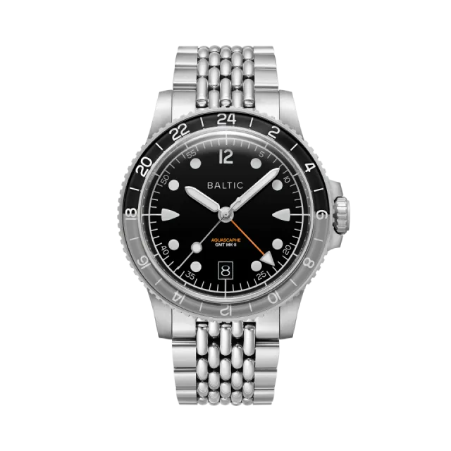 Beğenmek için çift tıkla Baltic Aquascaphe GMT MK-II Grey Otomatik AQUASCAPHEGMTMKIIGREY Görsel 1