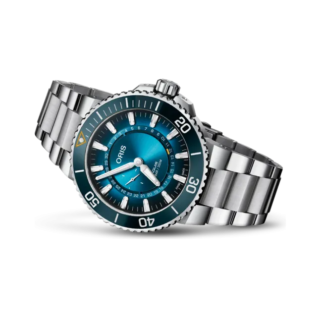 Beğenmek için çift tıkla Oris Aquis Great Barrier Reef Limited Edition III Otomatik Mavi 0174377344185SET Görsel 1