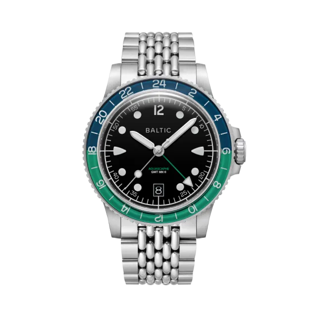 Beğenmek için çift tıkla Baltic Aquascaphe GMT MK-II Green Otomatik AQUASCAPHEGMTMKIIGREEN Görsel 1