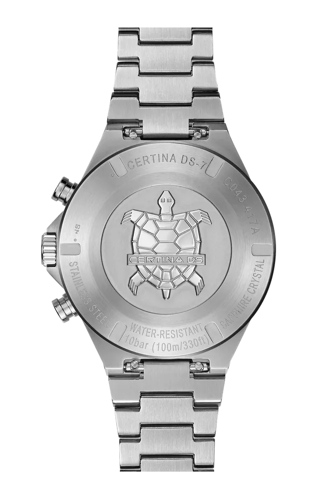 Certina DS-7 Chronograph Black C0434172205100 detay görseli 2