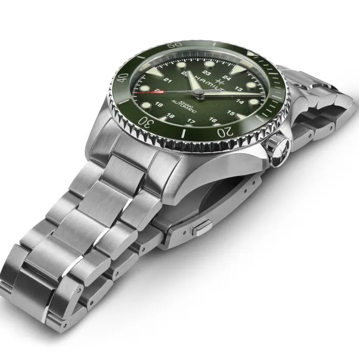 Hamilton Khaki Navy Scuba Auto Otomatik Yeşil H82525160 detay görseli 1