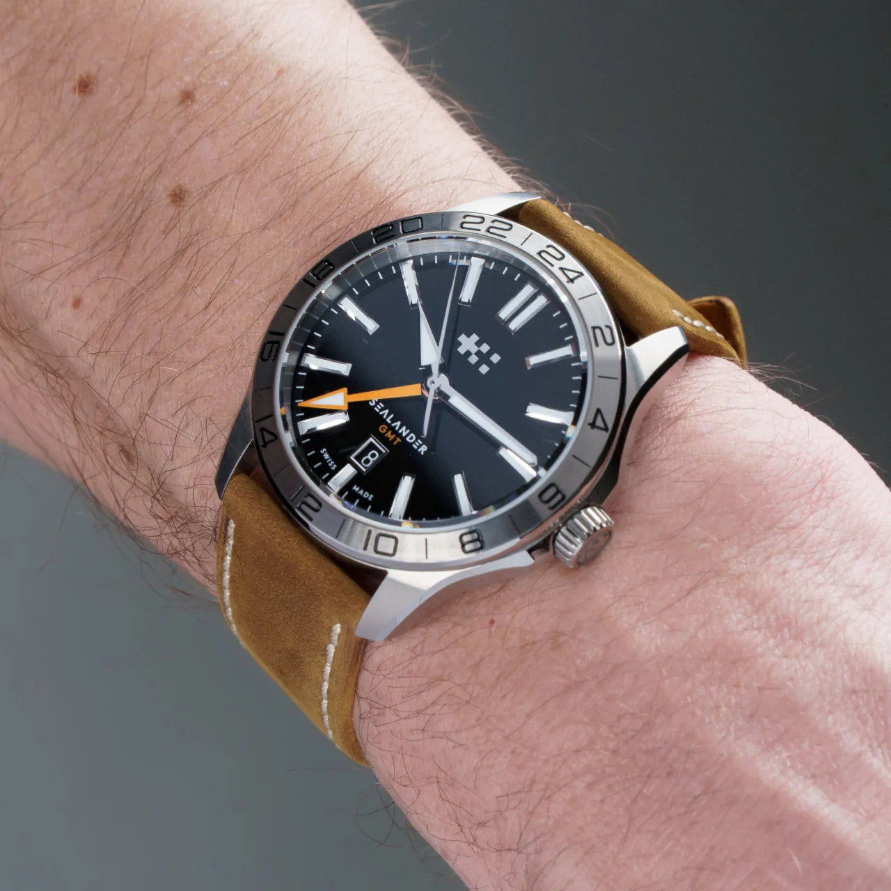 Christopher Ward C63 Sealander GMT Otomatik Siyah C6342AGM4S00K0VC detay görseli 1