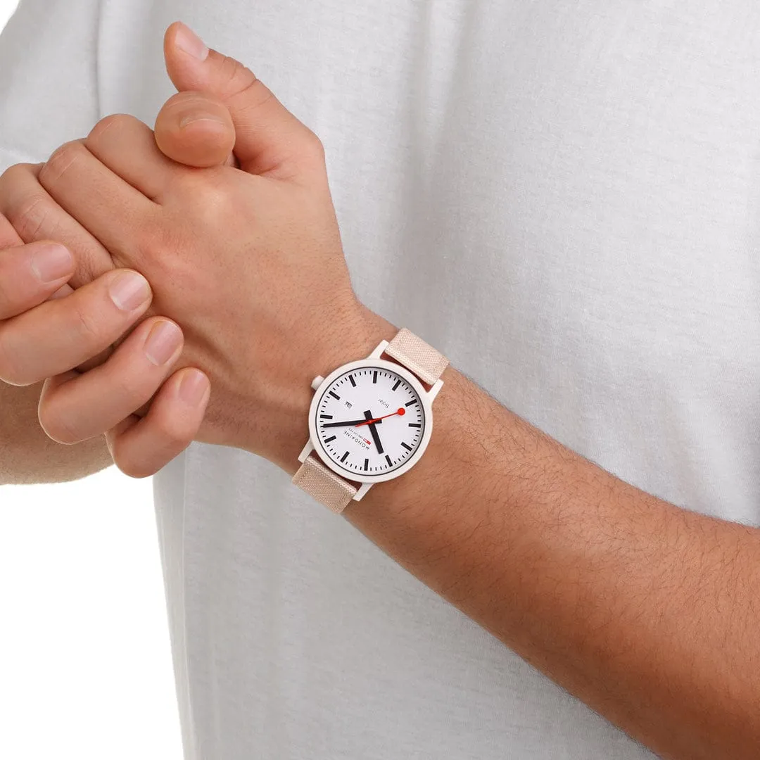 Mondaine Essence Solar White MS141910LA detay görseli 1