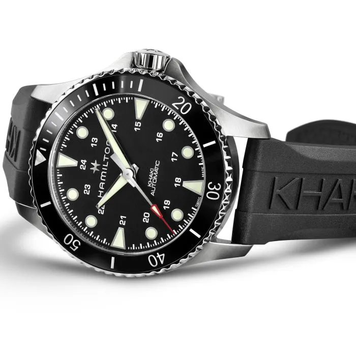 Hamilton Khaki Navy Scuba Auto Otomatik Siyah H82515330 detay görseli 2