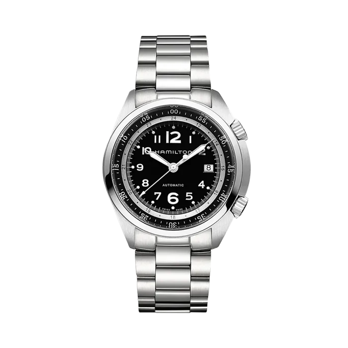 Hamilton Khaki Aviation Pilot Pioneer Auto Otomatik Siyah H76455133
