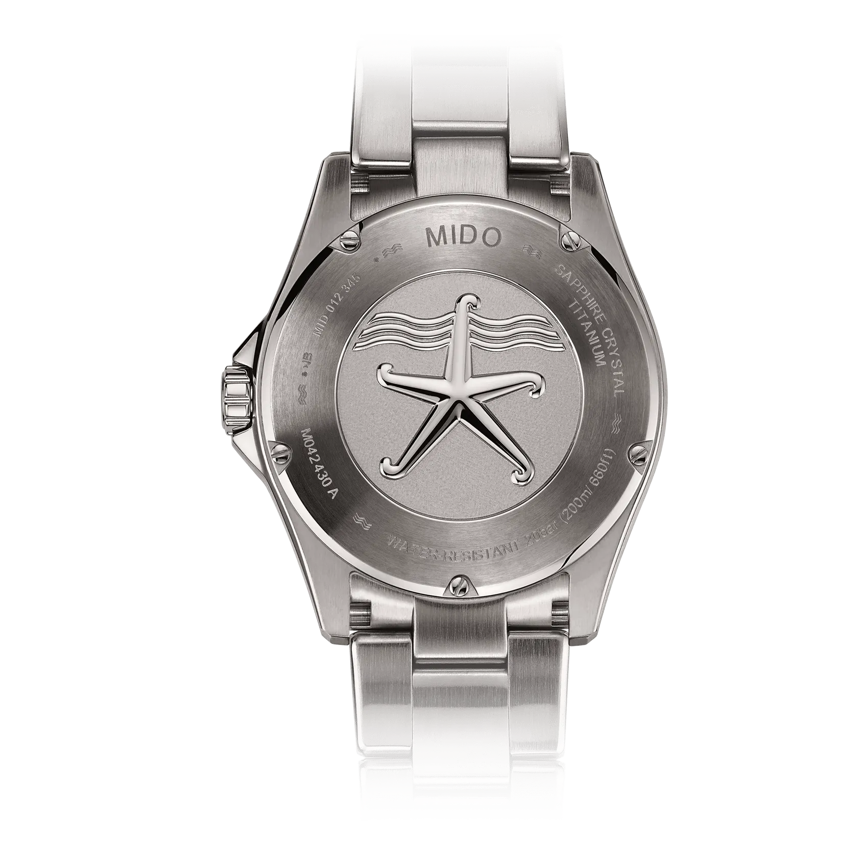 Mido Ocean Star 200C Titanium Otomatik Siyah M0424304405100 detay görseli 1