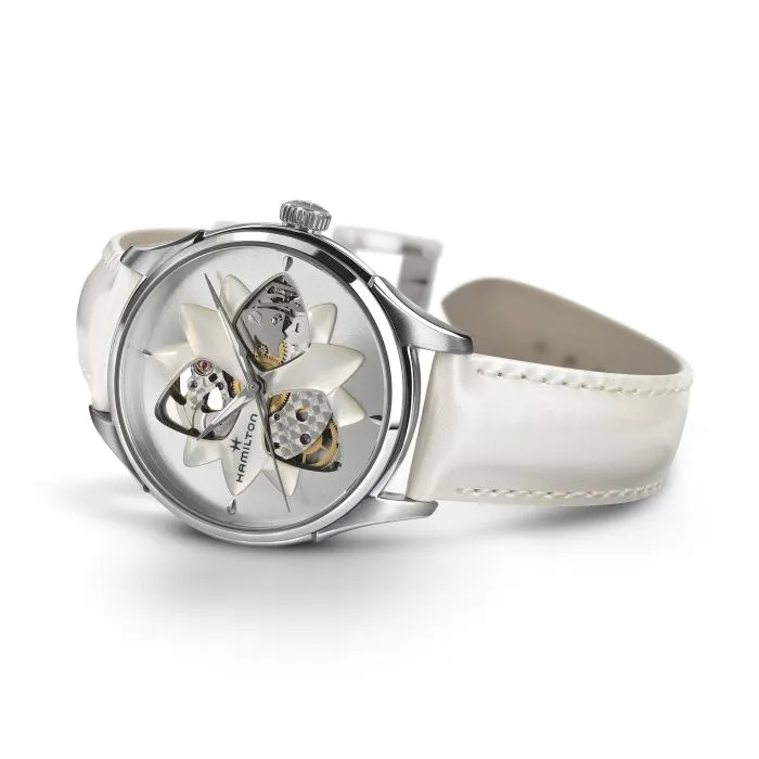 Hamilton Jazzmaster Open Heart Auto Otomatik Mother Of Pearl H32115991 detay görseli 5
