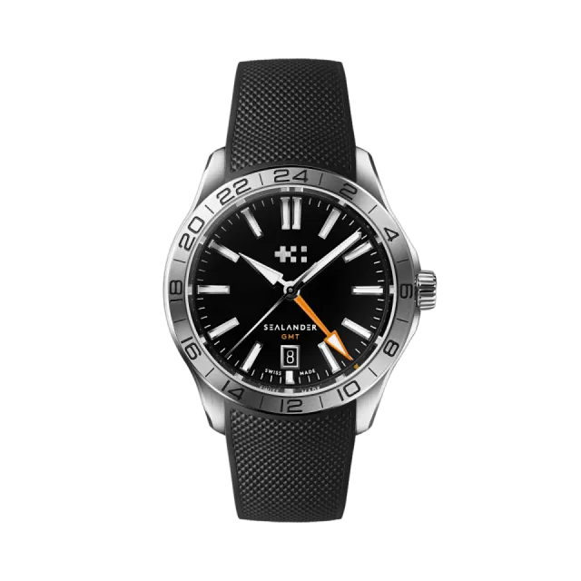 Christopher Ward C63 Sealander GMT Otomatik Siyah C6339AGM4S00K0RK Görsel 1