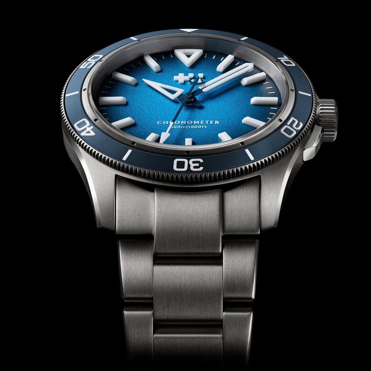 Christopher Ward C60 Trident Lumière Otomatik Mavi C6041C3H31T0BB0RBW detay görseli 4