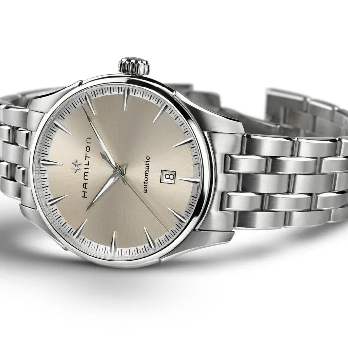 Hamilton Jazzmaster Auto Otomatik Beige H32475120 detay görseli 2
