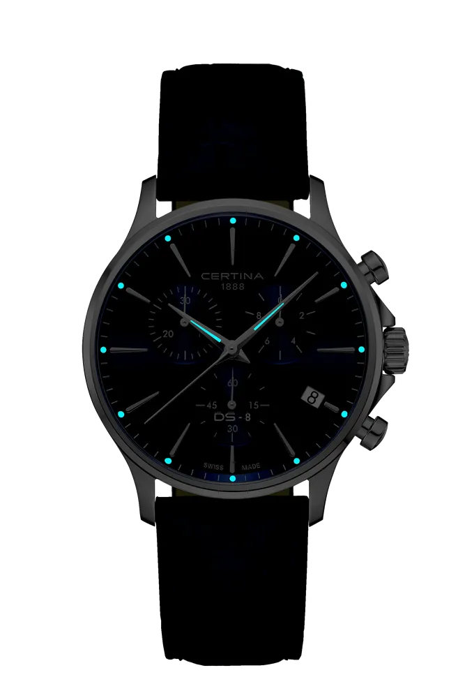 Certina DS-8 Chrono Blue C0454171604100 detay görseli 1
