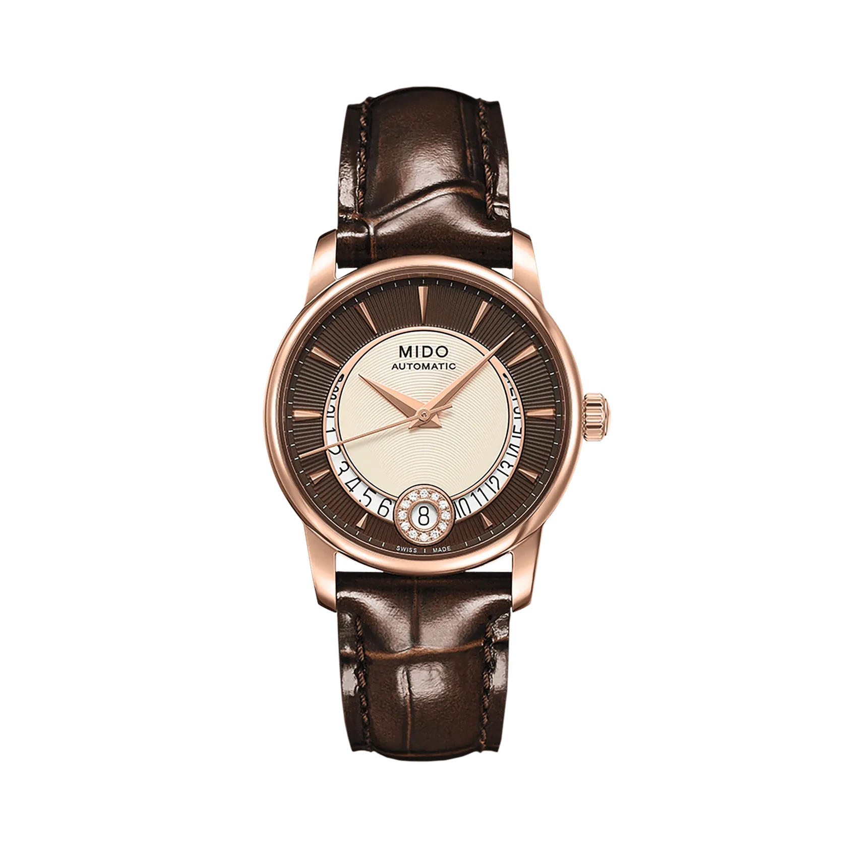 MIDO Baroncelli Diamonds Brown M0072073629100