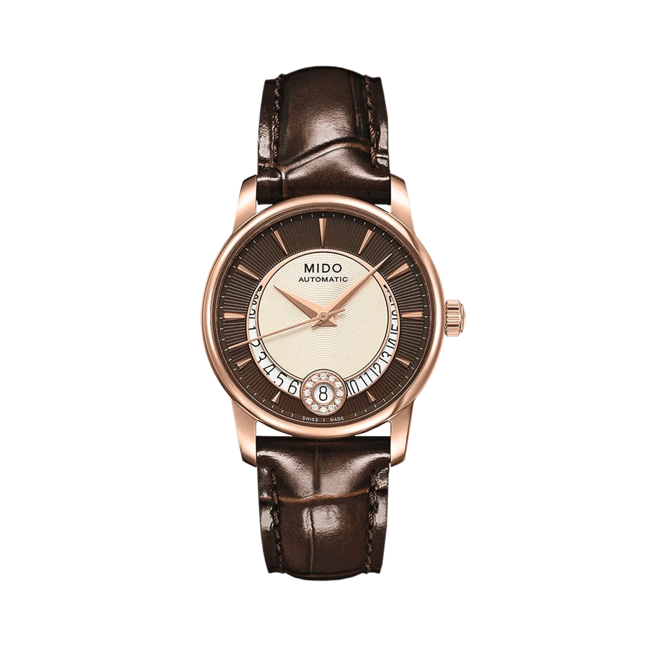 MIDO Baroncelli Diamonds Brown M0072073629100