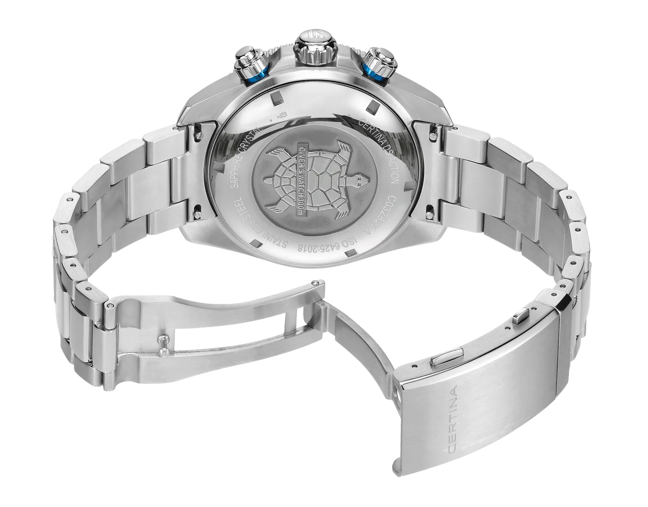 Certina DS Action Diver Chrono Otomatik Mavi C0328271104100 detay görseli 3