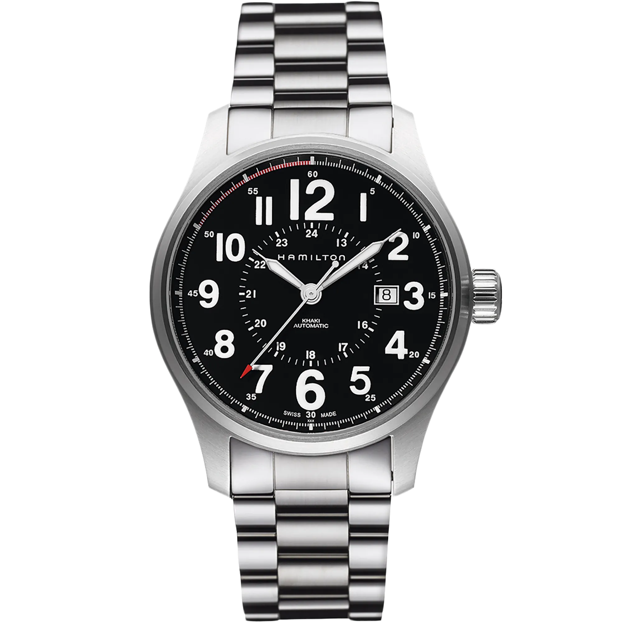 Hamilton Khaki Field Officer Auto Siyah H70615133 detay görseli 1