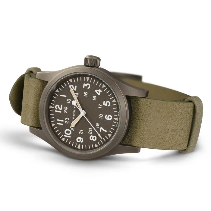 Hamilton Khaki Field Mechanical Yeşil H69449861 detay görseli 4