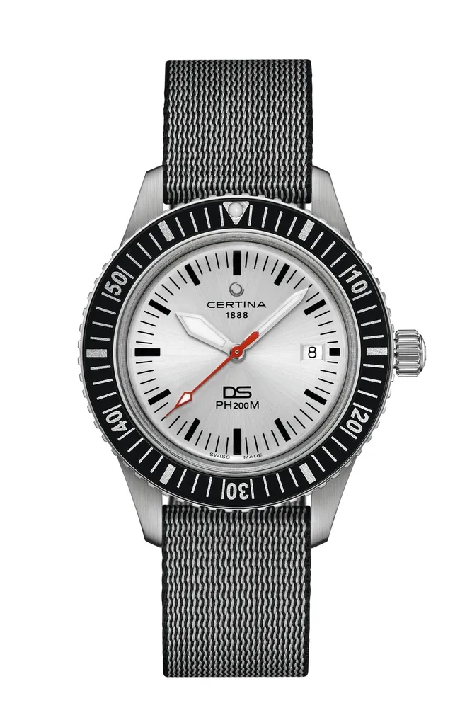 Certina DS PH200M Powermatic 80 Otomatik Silver C0364071103000 detay görseli 3
