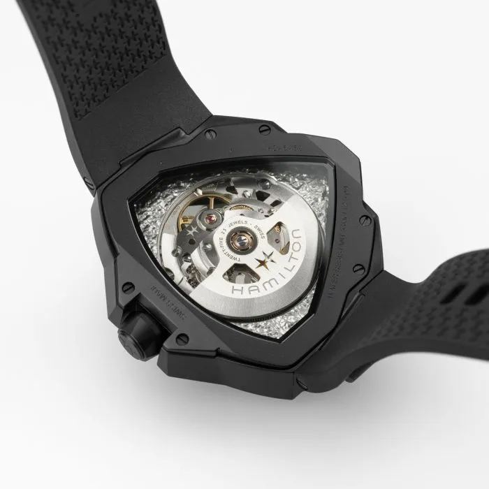 Hamilton Ventura Edge Skeleton Otomatik Siyah H24645330 detay görseli 1