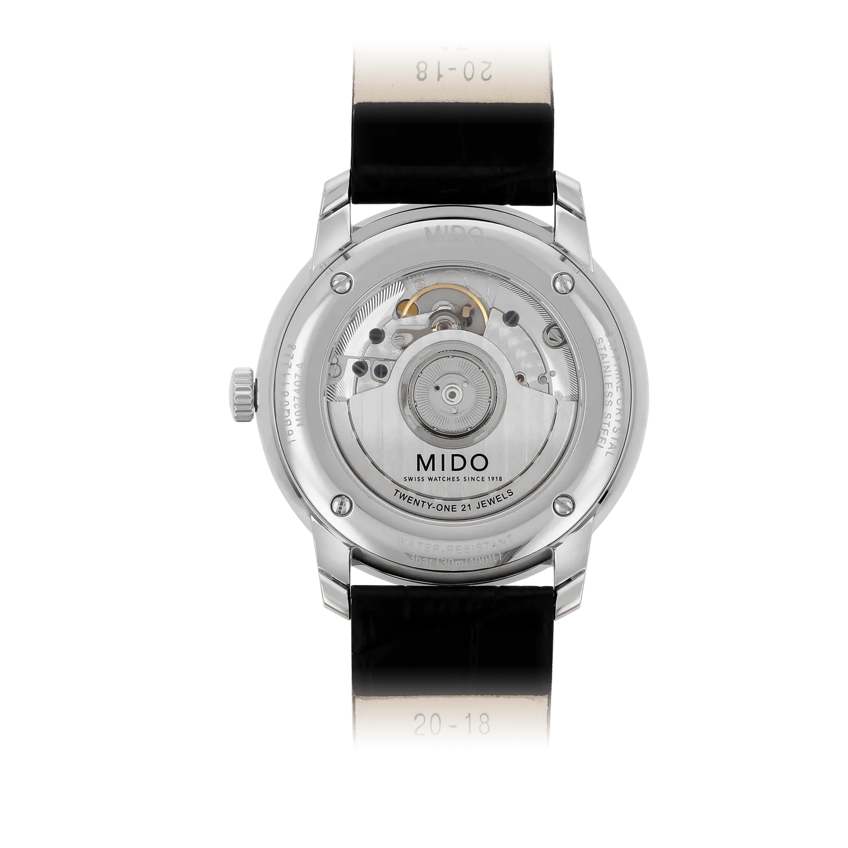 Mido Baroncelli Heritage Gent Otomatik Beyaz M0274071601000 detay görseli 1
