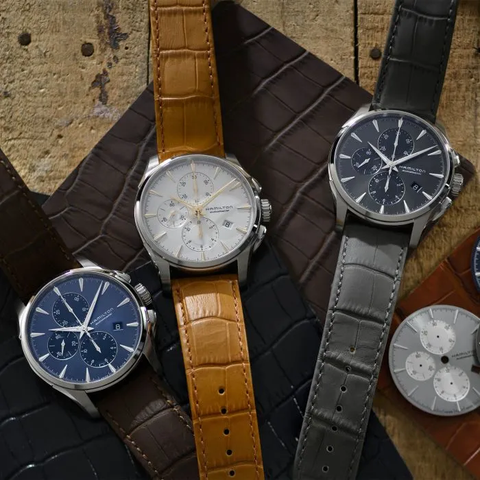 Hamilton Jazzmaster Auto Chrono Otomatik Gri H32586881 detay görseli 2