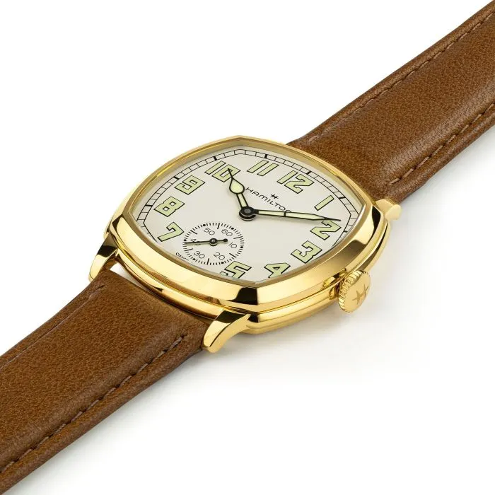 Hamilton American Classic Cushion Mechanical Beige H36139520 detay görseli 1