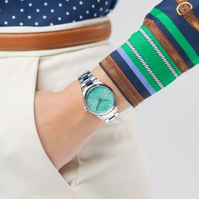 Hamilton Jazzmaster Quartz 32mm Blue H32301161 detay görseli 5