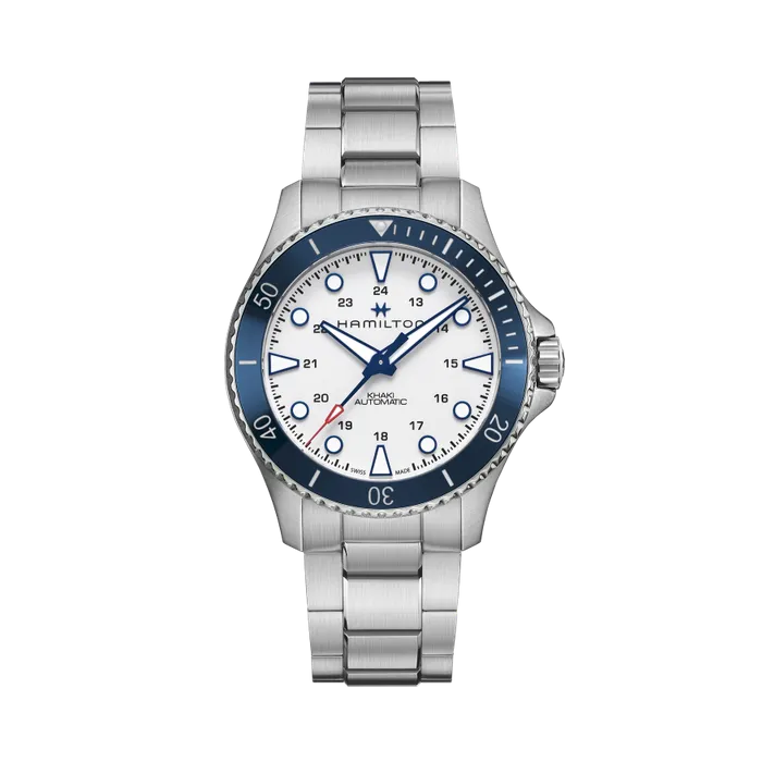 Hamilton Khaki Navy Scuba Auto Otomatik Silver H82505150