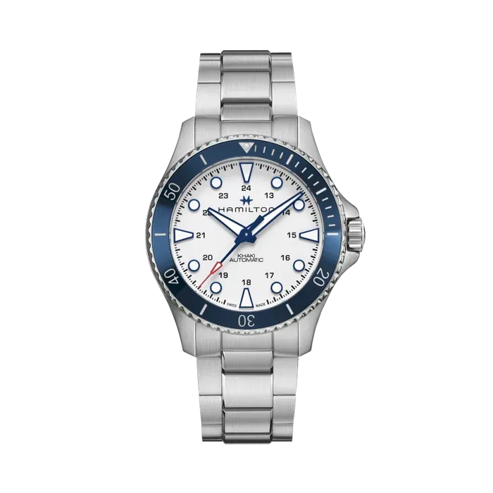 Hamilton Khaki Navy Scuba Auto Otomatik Silver H82505150