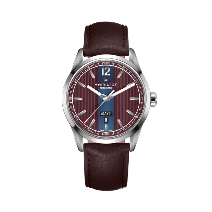 Hamilton Broadway Day Date Auto Otomatik Aubergine H43515875