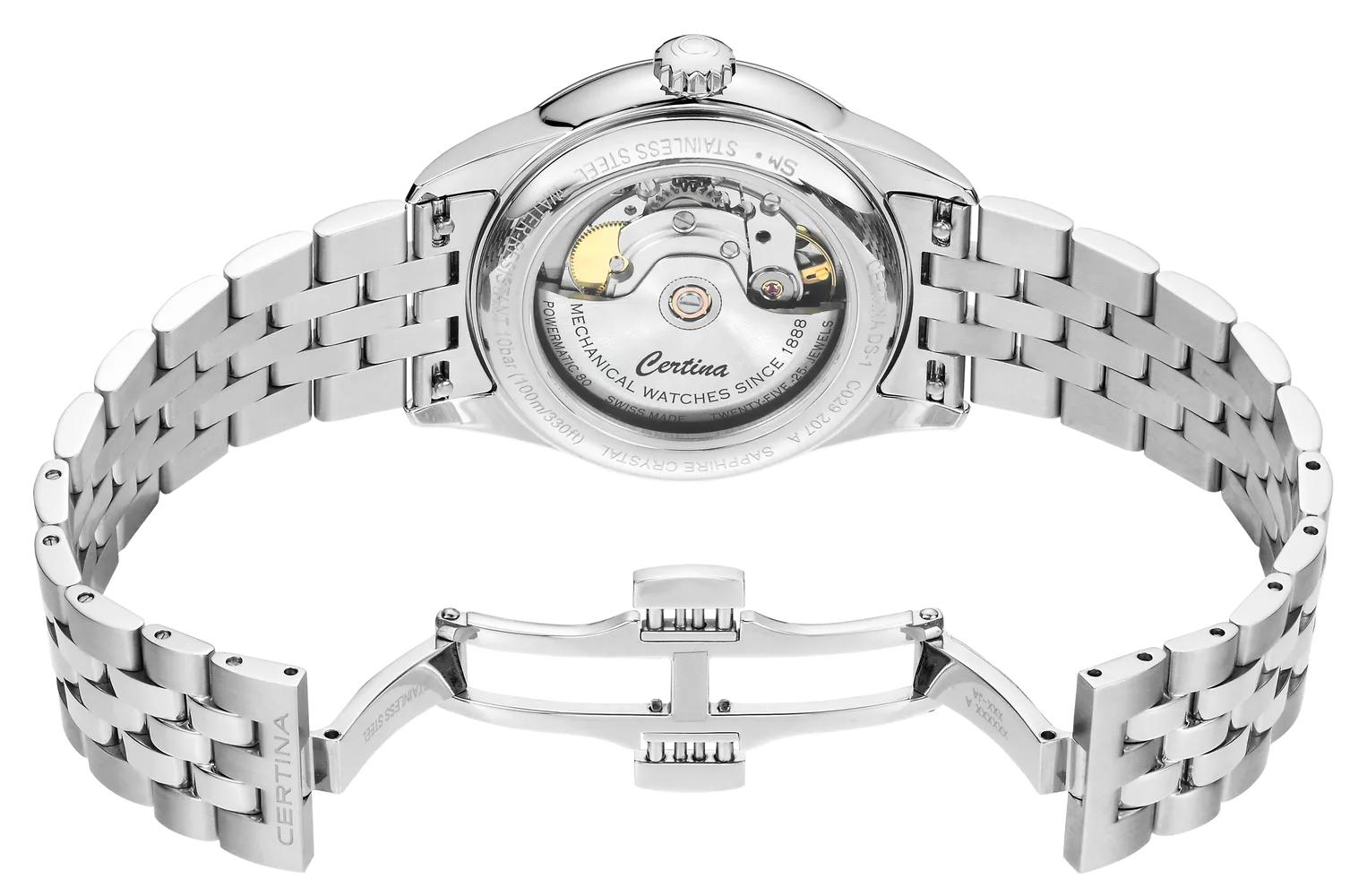 Certina DS-1 38mm Otomatik Mavi C0292071104100 detay görseli 2