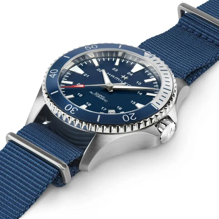 Hamilton Khaki Navy Scuba Auto Otomatik Mavi H82345941 detay görseli 1