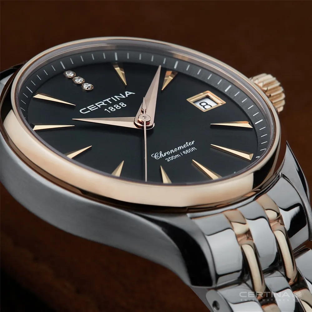 Certina DS Action Lady Diamonds Gri C0320512208600 detay görseli 1
