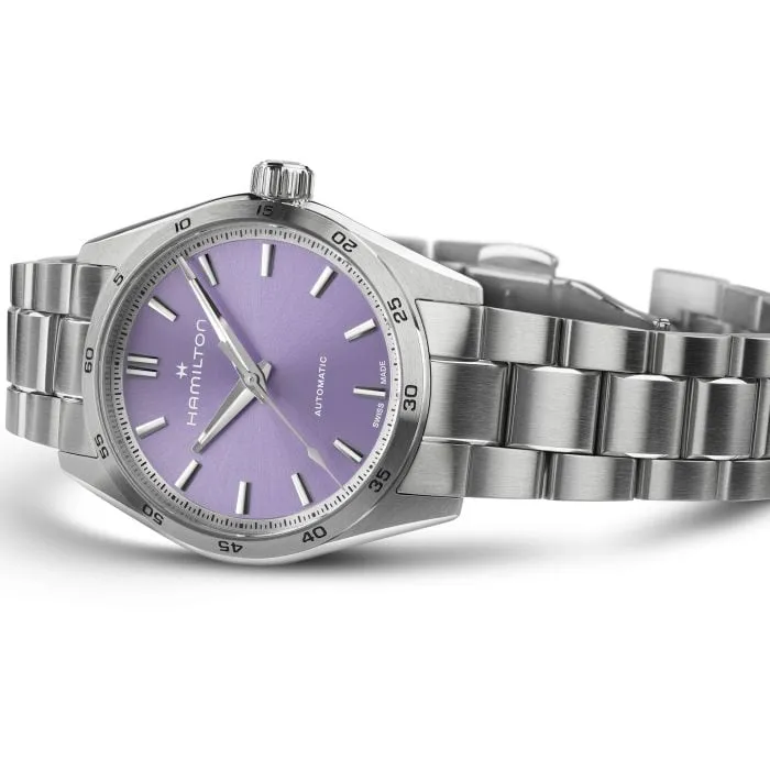 Hamilton Jazzmaster Performer Auto Otomatik Mor H36105170 detay görseli 3